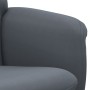 Sillón reclinable con reposapiés terciopelo gris oscuro de , Sillones - Ref: Foro24-356690, Precio: 185,61 €, Descuento: %