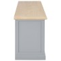 Mueble para el televisor de madera gris 120x30x40 cm de vidaXL, Muebles TV - Ref: Foro24-249885, Precio: 118,85 €, Descuento: %