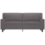 Sofá de 2 plazas de cuero sintético gris 140 cm de , Sofás - Ref: Foro24-359419, Precio: 273,35 €, Descuento: %