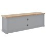 Mueble para el televisor de madera gris 120x30x40 cm de vidaXL, Muebles TV - Ref: Foro24-249885, Precio: 118,85 €, Descuento: %