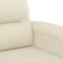 Sillón cuero sintético crema 60 cm de , Sofás - Ref: Foro24-359574, Precio: 152,99 €, Descuento: %