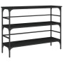 Mesa consola madera de ingeniería negro 100x32x75 cm de , Mesas auxiliares - Ref: Foro24-839048, Precio: 60,90 €, Descuento: %