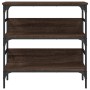 Mesa consola madera de ingeniería marrón roble 75x32x75 cm de , Mesas auxiliares - Ref: Foro24-839057, Precio: 49,33 €, Descu...