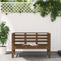 Gartenbank aus massivem Kiefernholz, honigbraun, 111,5 x 53 x 71 cm von , Gartenbänke - Ref: Foro24-825138, Preis: 102,75 €, ...