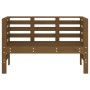 Banco de jardín madera maciza pino marrón miel 111,5x53x71 cm de , Bancos de jardín - Ref: Foro24-825138, Precio: 102,75 €, D...