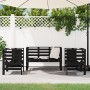 Garden furniture set 3 pieces solid black pine wood by , Garden sets - Ref: Foro24-825146, Price: 174,82 €, Discount: %