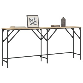 Mesa consola madera de ingeniería roble Sonoma 180x29x75 cm de , Mesas auxiliares - Ref: Foro24-837763, Precio: 53,39 €, Desc...