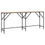 Mesa consola madera de ingeniería roble Sonoma 180x29x75 cm de , Mesas auxiliares - Ref: Foro24-837763, Precio: 53,34 €, Desc...