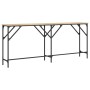 Mesa consola madera de ingeniería roble Sonoma 180x29x75 cm de , Mesas auxiliares - Ref: Foro24-837763, Precio: 53,34 €, Desc...