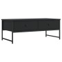 Mesa de centro madera de ingeniería negro 101x49x39,5 cm de , Mesas de centro - Ref: Foro24-837737, Precio: 78,50 €, Descuent...