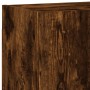 Wall TV cabinets 6 pieces engineered wood smoked oak by , TV Furniture - Ref: Foro24-3216475, Price: 203,33 €, Discount: %