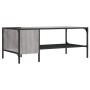 Mesa centro estante madera ingeniería Sonoma gris 100x51x40 cm de , Mesas de centro - Ref: Foro24-837735, Precio: 35,83 €, De...