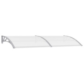 Gray PC door canopy 240x100 cm by vidaXL, Awnings - Ref: Foro24-45631, Price: 101,52 €, Discount: %