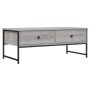 Sonoma gray engineered wood coffee table 101x49x39.5 cm by , Coffee table - Ref: Foro24-837740, Price: 78,65 €, Discount: %