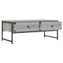 Sonoma gray engineered wood coffee table 101x49x39.5 cm by , Coffee table - Ref: Foro24-837740, Price: 78,65 €, Discount: %