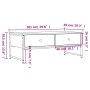 Mesa de centro madera de ingeniería gris Sonoma 101x49x39,5 cm de , Mesas de centro - Ref: Foro24-837740, Precio: 78,65 €, De...