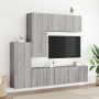 TV Wall Cabinets 5 Pieces Sonoma Gray Engineered Wood by , TV Furniture - Ref: Foro24-3216494, Price: 271,04 €, Discount: %