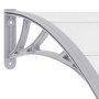 Gray PC door canopy 240x100 cm by vidaXL, Awnings - Ref: Foro24-45631, Price: 123,99 €, Discount: %