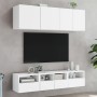 5-teilige TV-Wandschränke aus weißem Holzwerkstoff von , TV-Möbel - Ref: Foro24-3216511, Preis: 158,28 €, Rabatt: %