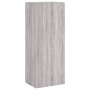 TV Wall Cabinets 4 Pieces Sonoma Gray Engineered Wood by , TV Furniture - Ref: Foro24-3216505, Price: 158,59 €, Discount: %