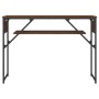 Mesa consola estante madera ingeniería marrón roble 105x30x75cm de , Mesas auxiliares - Ref: Foro24-837796, Precio: 30,00 €, ...