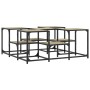 Mesa de centro madera de ingeniería roble Sonoma 91x91x40 cm de , Mesas de centro - Ref: Foro24-839074, Precio: 62,99 €, Desc...