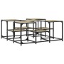 Mesa de centro madera de ingeniería roble Sonoma 91x91x40 cm de , Mesas de centro - Ref: Foro24-839074, Precio: 62,99 €, Desc...