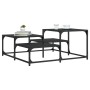 Mesa de centro madera de ingeniería negra 87,5x87,5x40 cm de , Mesas de centro - Ref: Foro24-837742, Precio: 42,99 €, Descuen...