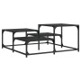 Mesa de centro madera de ingeniería negra 87,5x87,5x40 cm de , Mesas de centro - Ref: Foro24-837742, Precio: 42,99 €, Descuen...