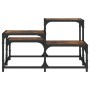 Mesa de centro madera de ingeniería roble ahumado 68x68x40 cm de , Mesas de centro - Ref: Foro24-837749, Precio: 34,32 €, Des...