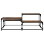 Couchtisch aus geräuchertem Eichenholzwerkstoff, 107 x 107 x 40 cm von , Couchtisch - Ref: Foro24-837754, Preis: 48,78 €, Rab...