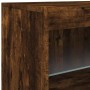 Sideboard mit LED-Leuchten, geräucherte Eiche, 41 x 37 x 67 cm von , Sideboards - Ref: Foro24-836683, Preis: 53,89 €, Rabatt: %