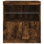 Sideboard with LED lights smoked oak 60x37x67 cm by , Sideboards - Ref: Foro24-836655, Price: 64,70 €, Discount: %