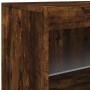 Sideboard with LED lights smoked oak 60x37x67 cm by , Sideboards - Ref: Foro24-836655, Price: 64,70 €, Discount: %