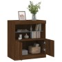 Sideboard with LED lights brown oak 60x37x67 cm by , Sideboards - Ref: Foro24-836657, Price: 63,99 €, Discount: %