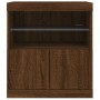 Sideboard with LED lights brown oak 60x37x67 cm by , Sideboards - Ref: Foro24-836657, Price: 63,99 €, Discount: %