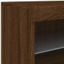 Sideboard with LED lights brown oak 60x37x67 cm by , Sideboards - Ref: Foro24-836657, Price: 63,99 €, Discount: %