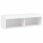 Wall TV cabinets with LED 6 pieces white engineered wood by , TV Furniture - Ref: Foro24-3216704, Price: 232,37 €, Discount: %