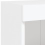 Wall TV cabinets with LED 6 pieces white engineered wood by , TV Furniture - Ref: Foro24-3216704, Price: 232,37 €, Discount: %