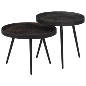 Stackable coffee tables 2 iron units by , Coffee table - Ref: Foro24-358539, Price: 191,45 €, Discount: %