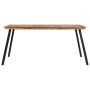 Mesa de comedor madera maciza de teca 169x98,5x76 cm de , Mesas de cocina y de comedor - Ref: Foro24-358532, Precio: 212,03 €...