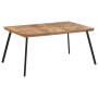 Mesa de comedor madera maciza de teca 169x98,5x76 cm de , Mesas de cocina y de comedor - Ref: Foro24-358532, Precio: 212,03 €...