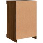 Sideboard with LED lights brown oak 41x37x67 cm by , Sideboards - Ref: Foro24-836727, Price: 49,51 €, Discount: %