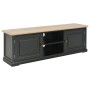 Mueble para el televisor de madera negro 120x30x40 cm de vidaXL, Muebles TV - Ref: Foro24-249886, Precio: 176,16 €, Descuento: %