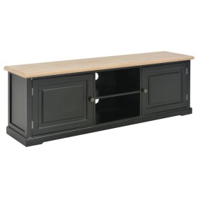 Black wooden TV cabinet 120x30x40 cm by vidaXL, TV Furniture - Ref: Foro24-249886, Price: 190,49 €, Discount: %