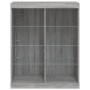 Sideboard with LED lights Sonoma gray 81x37x100 cm by , Sideboards - Ref: Foro24-836719, Price: 90,99 €, Discount: %