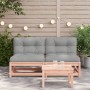 Gartensofas ohne Armlehnen mit Kissen 2 Stück Douglasienholz von , Modulare Sofas für den Außenbereich - Ref: Foro24-838091, ...