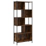 Smoked oak engineered wood shelf 72x28x172 cm by , Bookcases and shelves - Ref: Foro24-3213654, Price: 93,29 €, Discount: %