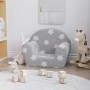 Hellgraues Kindersofa aus weichem Plüsch mit Sternen von , Baby- und Kleinkindmöbel - Ref: Foro24-356980, Preis: 38,54 €, Rab...