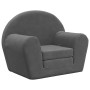 Anthracite gray soft plush children's sofa bed by , Baby and Toddler Furniture - Ref: Foro24-356994, Price: 43,99 €, Discount: %